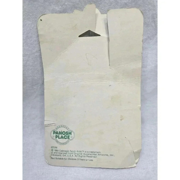 1985 Cabbage Patch Kids Figurines  PVC Girl Eating- Packaging Wear. - Picture 4 of 6